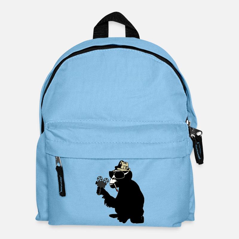 mr. brainwash monkey - Kinder Rucksack - Hellblau
