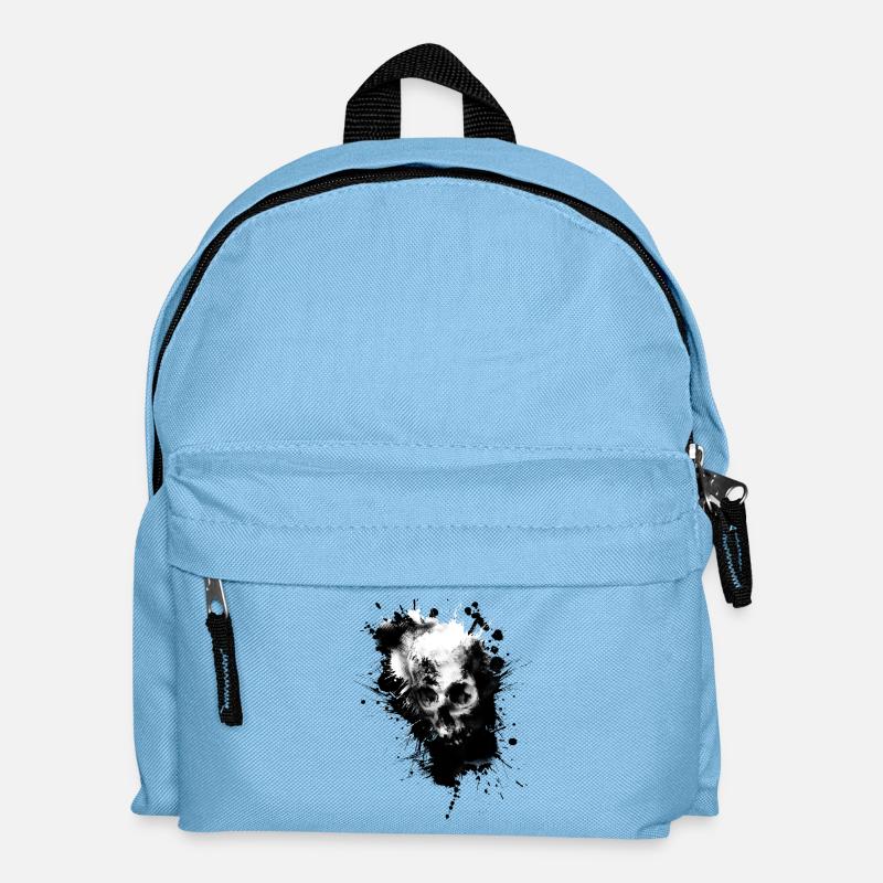 Skull - Kids' Backpack - light blue