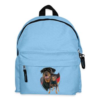 Rottweiler - Kids' Backpack - light blue - Front