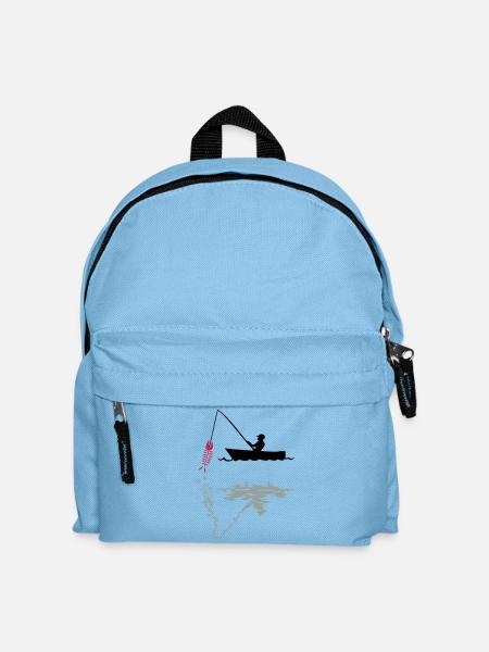 pêcheur - Sac à dos Enfant - bleu clair