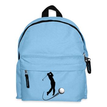Un joueur de golf frappe l’ombre de la balle - Sac à dos Enfant - bleu clair - Devant