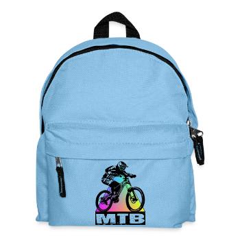 MTB Bike - Kids' Backpack - light blue - Front