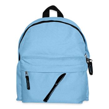Knife cutlery - Kids' Backpack - light blue - Front