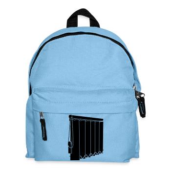 Couvre-fenêtres à lattes 3 - Sac à dos Enfant - bleu clair - Devant