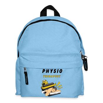 Physiotherapeut - Kinder Rucksack - Hellblau - Vorne