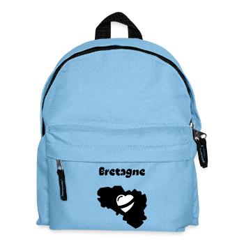 Bretagne coeur 2 - Sac à dos Enfant - bleu clair - Devant