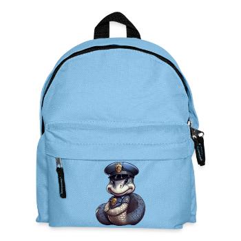Serpent policier - Sac à dos Enfant - bleu clair - Devant