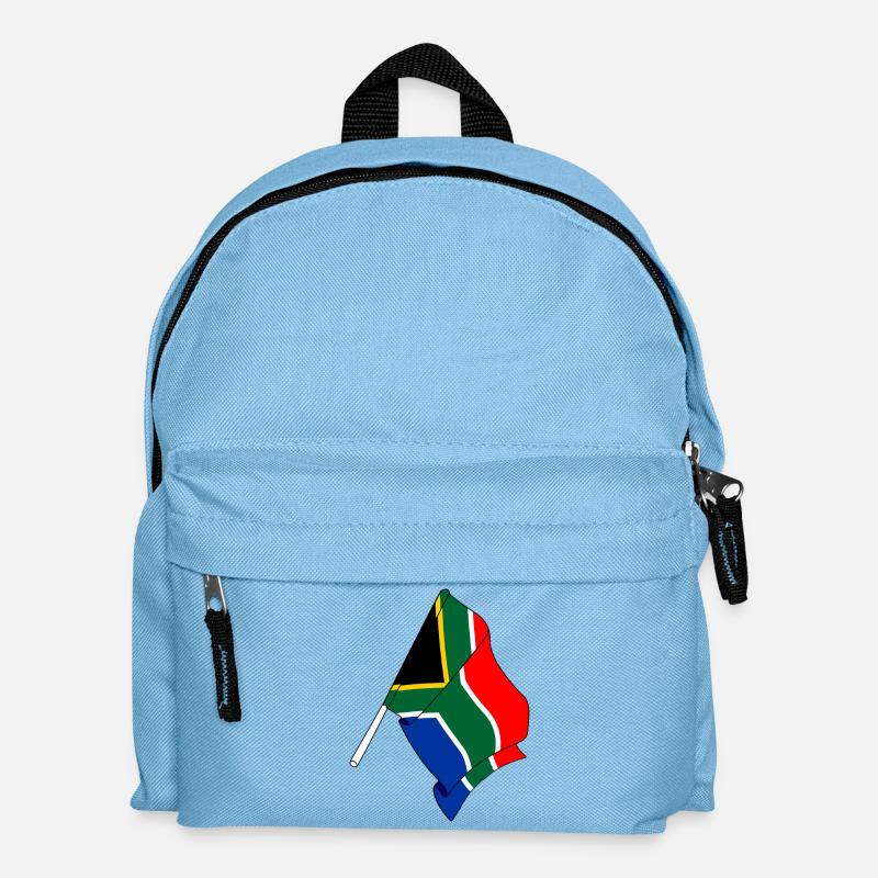 Flagge Südafrika - Kinder Rucksack - Hellblau