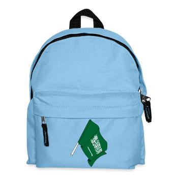 Flag Saudi Arabia - Kids' Backpack - light blue - Front