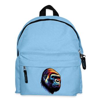 Gorilla - Kids' Backpack - light blue - Front