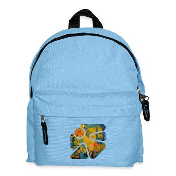 Street Art coloré - Sac à dos Enfant - bleu clair - Devant