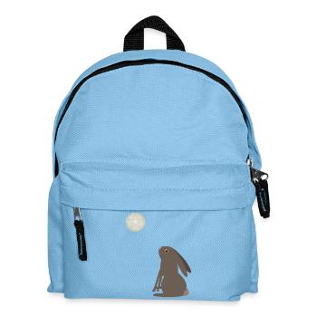 Magical Wiccan Hare and Pentacle Moon - Kids' Backpack - light blue - Front