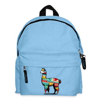 Alpaca - Kids' Backpack - light blue - Front