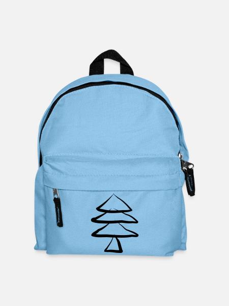 Christmas Tree Christmas Tree Christmas Tree Tree - Kids' Backpack - light blue