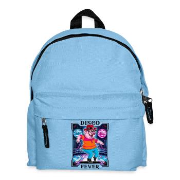 Cochon disco cool - Sac à dos Enfant - bleu clair - Devant