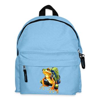 Grenouille Alpiniste / Grenouilles de randonnée - Sac à dos Enfant - bleu clair - Devant