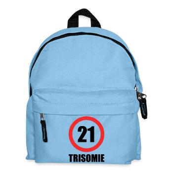 Down syndrome - Kids' Backpack - light blue - Front