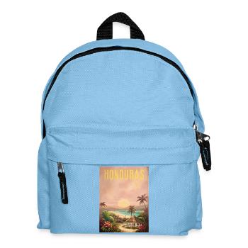 Honduras Pride Home Gift - Kids' Backpack - light blue - Front