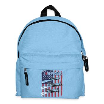 vintage Classic P 51 Flight - Kids' Backpack - light blue - Front