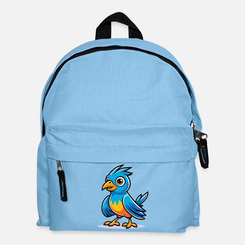 Oiseau bleu - Sac à dos Enfant - bleu clair