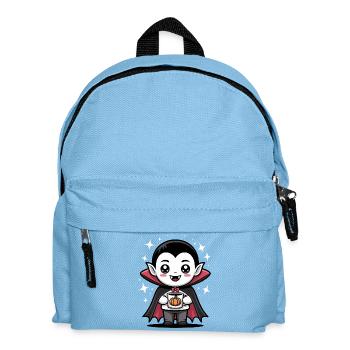 Pumpkin Vampire Halloween Design - Kids' Backpack - light blue - Front