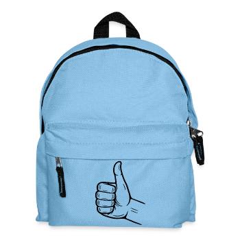 Thumbs Up Hand Sign – Thumbs Up Symbol - Kids' Backpack - light blue - Front
