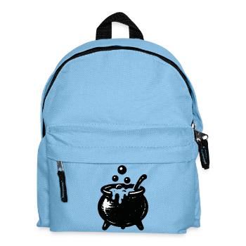 Hexenkessel Blubberzauber - Kinder Rucksack - Hellblau - Vorne