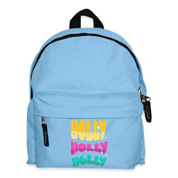 Holly Holiday Dreifarbig - Kinder Rucksack - Hellblau - Vorne