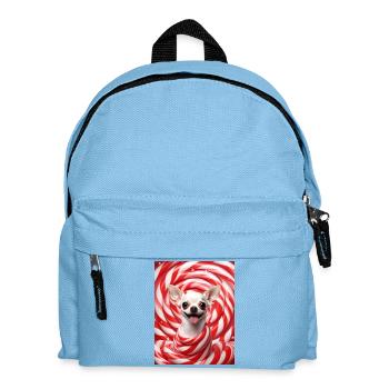 Tourbillon de bonbons Chihuahua - Sac à dos Enfant - bleu clair - Devant