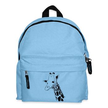 Noël cadeau de girafe - Sac à dos Enfant - bleu clair - Devant