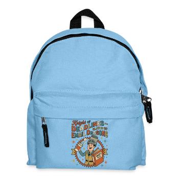 Knight of Deadlines - Kids' Backpack - light blue - Front