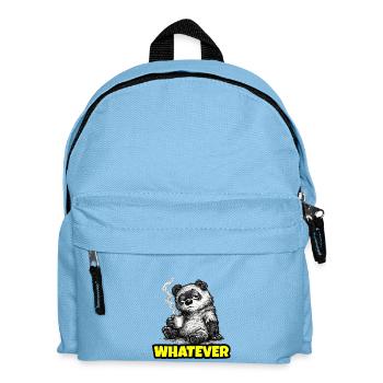 Whatever – Grumpy Bear Coffee (Sketch) - Kids' Backpack - light blue - Front
