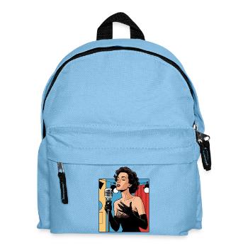 Voix scénique glamour - Sac à dos Enfant - bleu clair - Devant