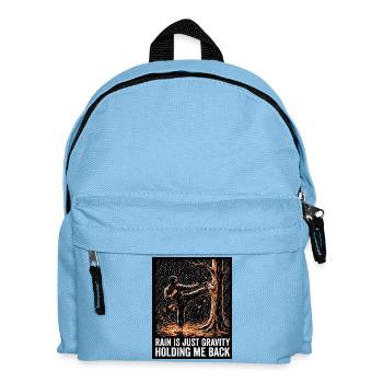 Martial Arts Saying - Kids' Backpack - light blue - Front