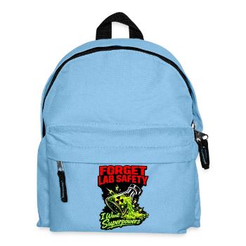 Lab-Safety Adieu: Superkräfte - Kinder Rucksack - Hellblau - Vorne