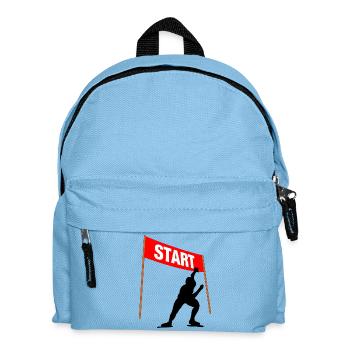 Skating Start Line - Kids' Backpack - light blue - Front