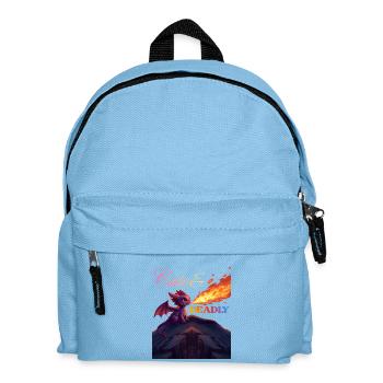 Cute&Deadly Dragon - Kids' Backpack - light blue - Front