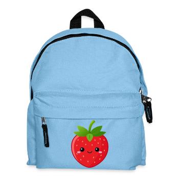 Fraise de Kawaii - Sac à dos Enfant - bleu clair - Devant