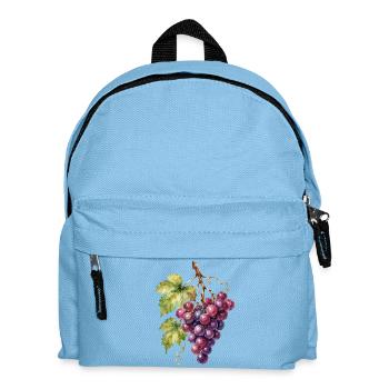 Aquarellweintrauben Cluster - Kinder Rucksack - Hellblau - Vorne