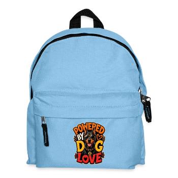 Doberman - Kids' Backpack - light blue - Front