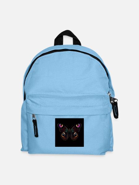 Schmetterlings-Rusalka-Pfau - Kinder Rucksack - Hellblau