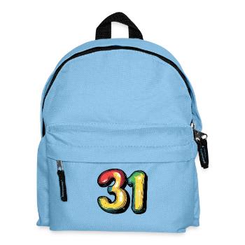 31 Symbole numérique - Sac à dos Enfant - bleu clair - Devant
