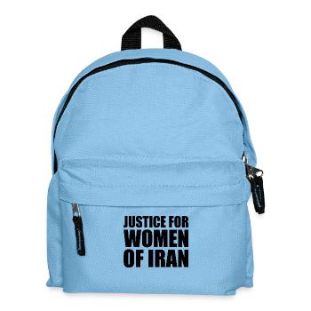Justice for women of iran - Sac à dos Enfant - bleu clair - Devant