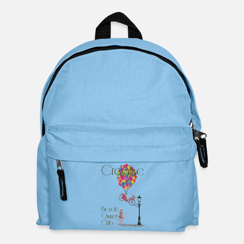 Creative Bicycle Owners Club - Kids' Backpack - light blue