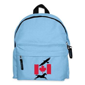 Liberté au Canada Don du Canada - Sac à dos Enfant - bleu clair - Devant