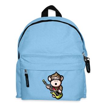 Ape Guitar - Kids' Backpack - light blue - Front