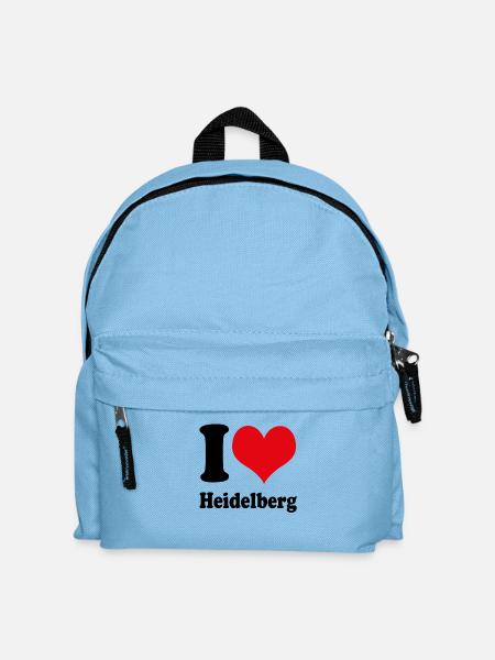 I love Heidelberg - Kinder Rucksack - Hellblau