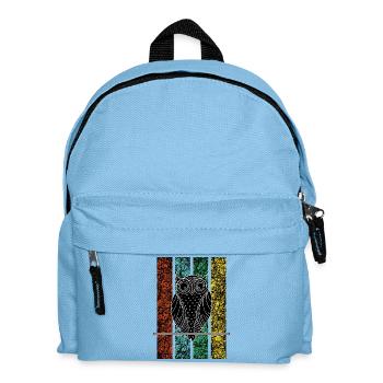 Hibou sage - Sac à dos Enfant - bleu clair - Devant