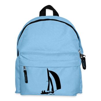 Segelboot - Kinder Rucksack - Hellblau - Vorne