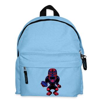 mask_blak - Sac à dos Enfant - bleu clair - Devant